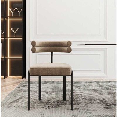 Italian Simple Half Arc Armchair Home Leisure Negotiation Dining Chair