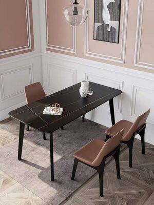 120cm 140cm 160cm 8 Seater Marble Dining Table And Chairs And With Bench