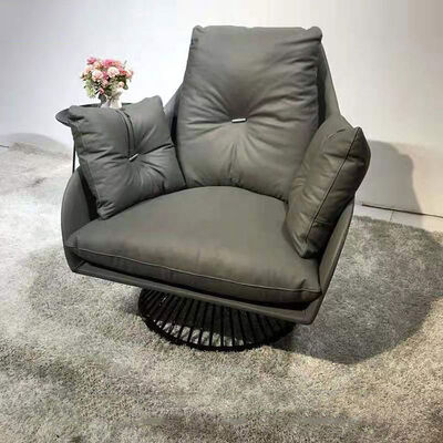 Luxury Single Seater Swivel Chair Sofa Armchair Comfortable Leather Leisure