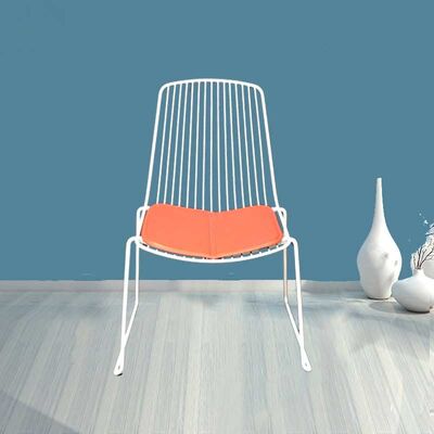 83cm Gold Wire Dining Chairs Black Cafe Garden Restaurant Outdoor Indoor