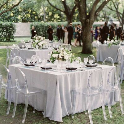 Outdoor Square Folding Banquet Table Plywood Party Cocktail Tables