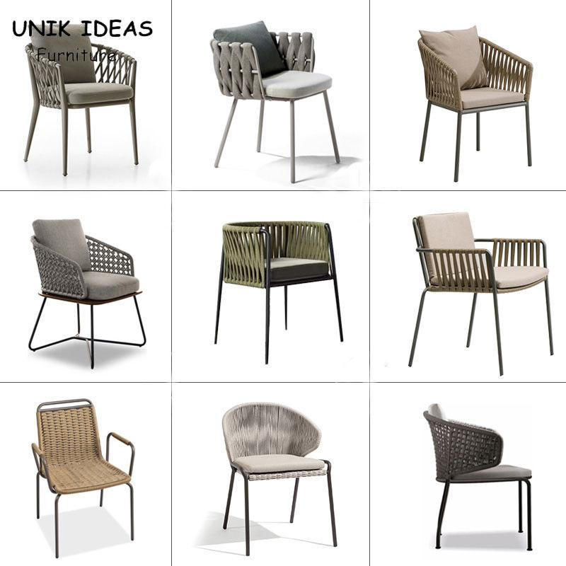 Terrace Balcony Rattan Dining Table And Chairs Leisure Style Garden Furnitures Outdoor