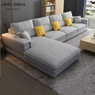 Goede prijs Noordse Meubilairwoonkamer Sectioneel L-vormig Sofa Fabric Corner Lounge online
