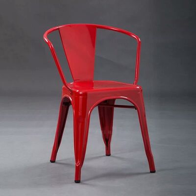 Goede prijs Antieke industriële ijzeren eetstoelen van metaal restaurant stoelen van koffiewinkels online