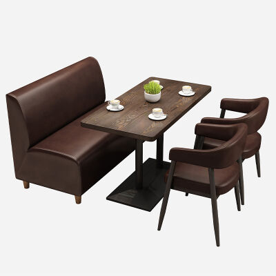 Goede prijs Wooden Tables and Chairs for Restaurant Wood Table Restaurant Metal Chair online
