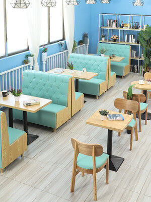 Goede prijs De Lijst van de het Restaurantbar van de Bistrokoffie en van de Stoelen Blauwe Vrije tijd Cabine Vastgestelde UK-CT006 online