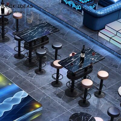 Goede prijs De marmeren Openluchtbistro-Bar dient en zit 140cm 150cm 160cm de Muziek van de Nachtbar KTV voor online
