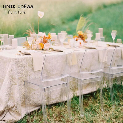 Goede prijs Transparante Duidelijke Tuin 81cm van Spookcrystal wedding chairs rentals outdoor online