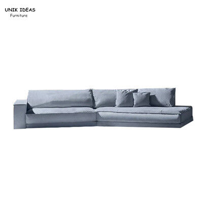 Goede prijs 8 voet 3 Stoffen de Op z'n gemak Moderne Hoek Sofa Living Room van de Persoons L-vormige Laag online