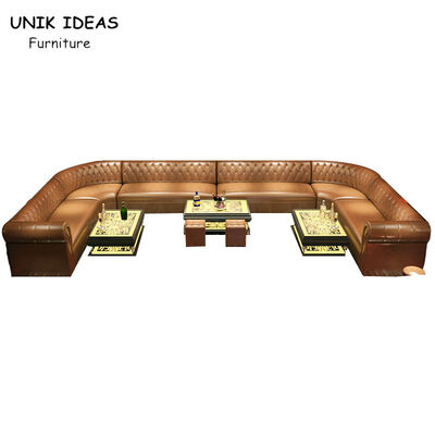 Goede prijs 3m wijd 12 Seater Zitkamer Sofa With Chaise Strip van de Douane de U-vormige Club online