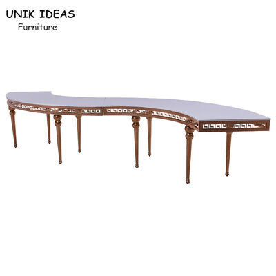 Goede prijs Het nestelen Hall Round Banquet Foldable Table Cirkelpartijroestvrij staal online
