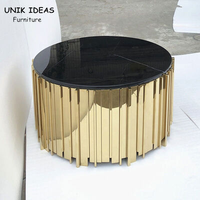 Goede prijs 45x57cm het Centrumlijst van de Luxewoonkamer voor Zwart Sofa Round Side Metal Base online
