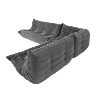 Goede prijs Modulaire Woonkamer Sectioneel Sofa Leather Home Furniture Lazy Sofa Set online